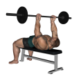 Barbell Press - Flat Bench Reverse
